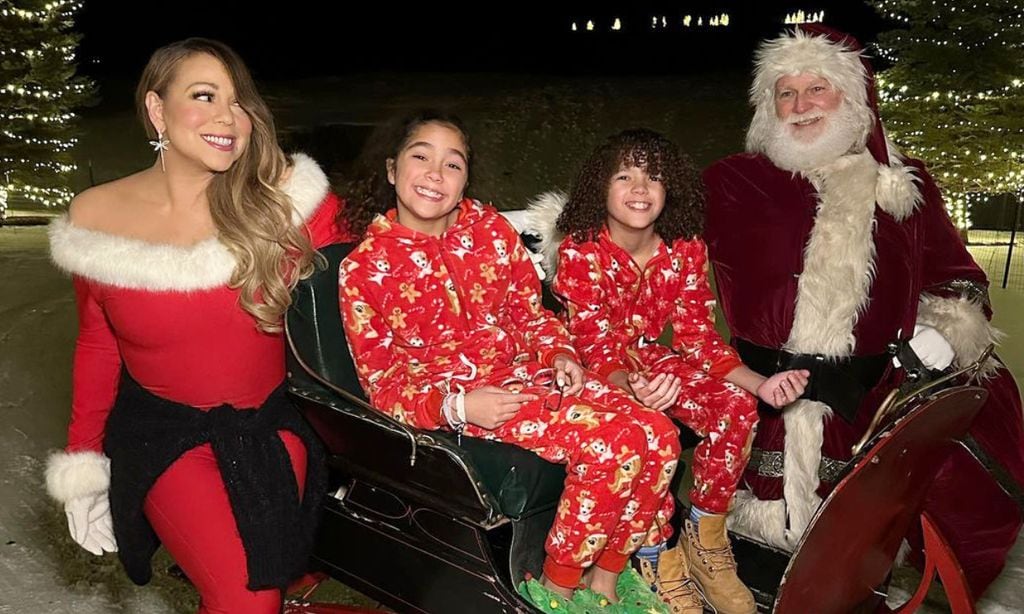 Mariah Carey inaugura la Navidad 'descongelándose' en un divertido vídeo junto a sus dos hijos