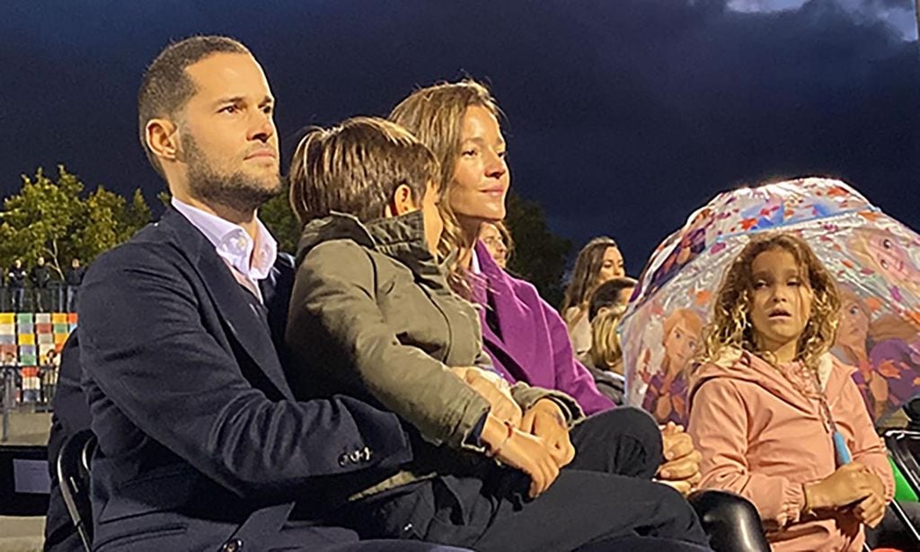 La emoción de Malena Costa y sus hijos en el homenaje a Mario Suárez tras su retirada del fútbol