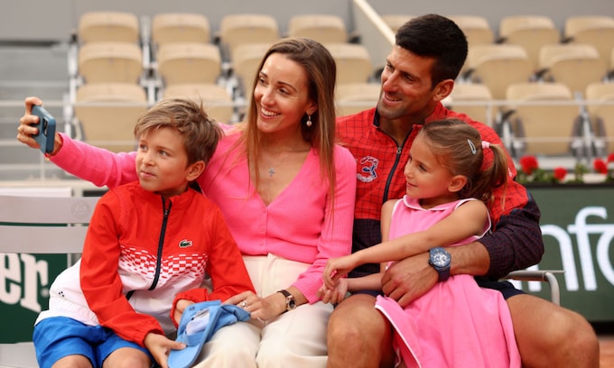 El lado personal de Novak Djokovic: está hecho un padrazo y siente adoración por sus hijos, Stefan y Tara