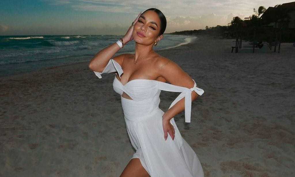 Las imágenes inéditas de la boda de Vanessa Hudgens, del paradisiaco lugar de la ceremonia al vestido de la novia