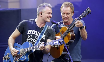 Sting se prepara para dar su concierto más especial en Madrid junto a su hijo mayor