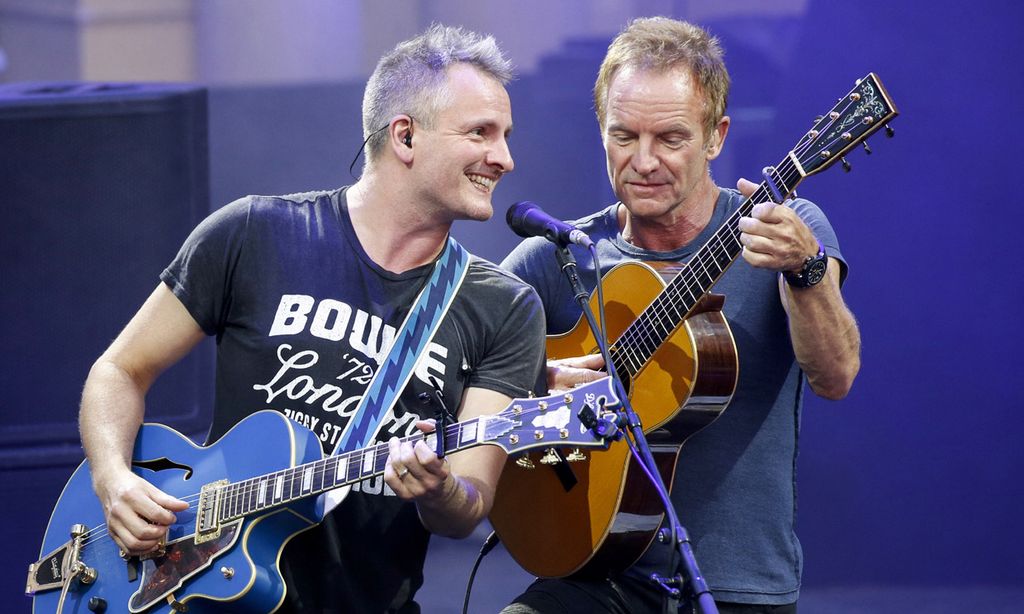 Sting se prepara para dar su concierto más especial en Madrid junto a su hijo mayor