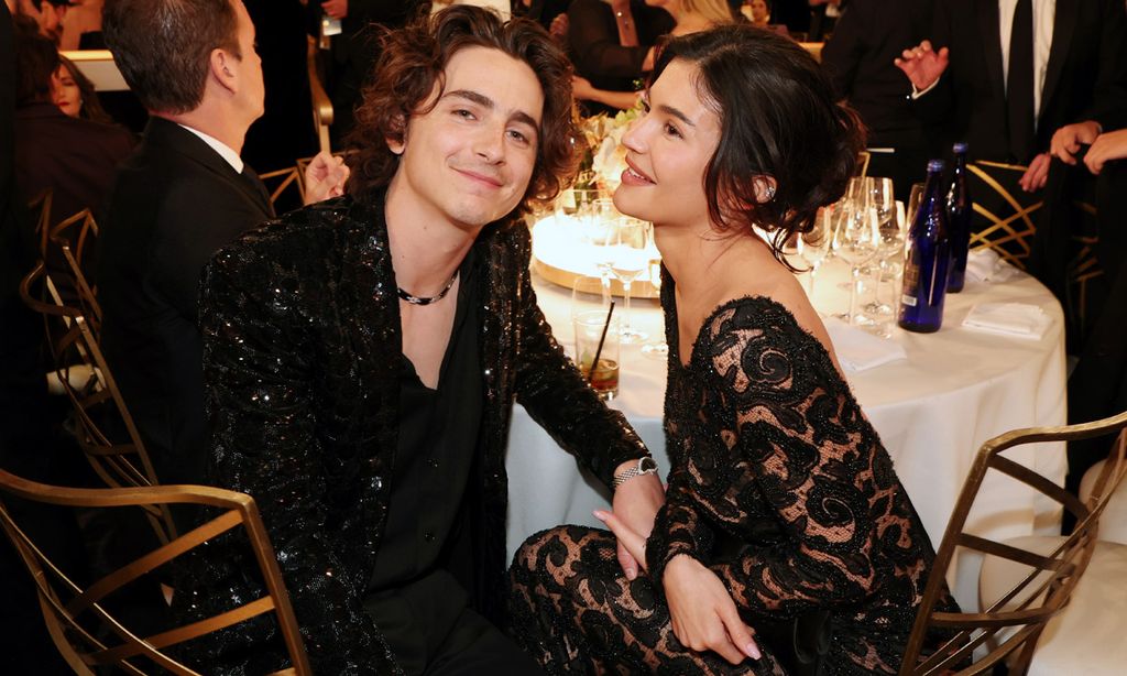 El beso viral de Timothée Chalamet y Kylie Jenner en los Globos de Oro