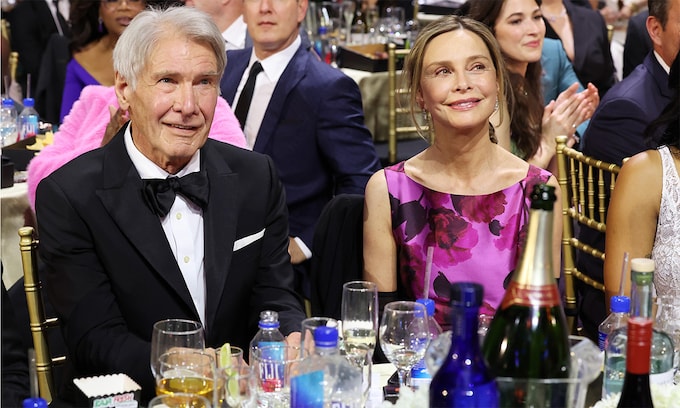 Harrison Ford y Calista Flockhart en los premios Critics' Choice