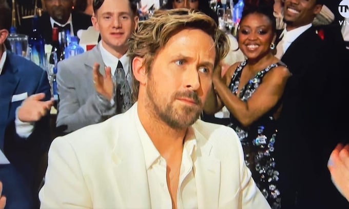 La reacción de Ryan Gosling cuando escucha que su canción ha ganado se hace viral 