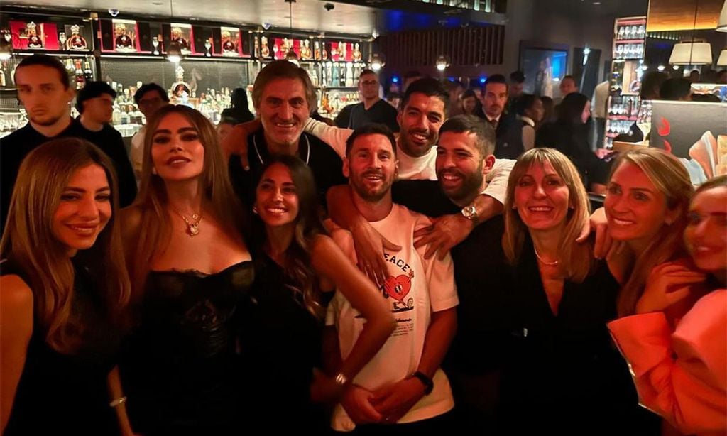 Sofía Vergara, Leo Messi, Antonela Roccuzzo