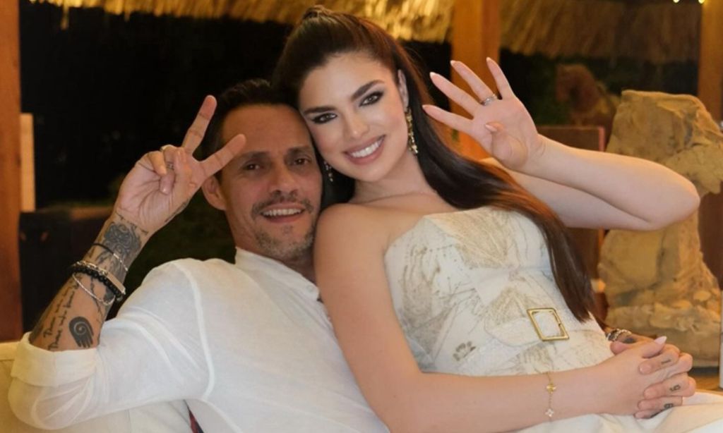 Marc Anthony y Nadia Ferreira reciben una gran sorpresa en su primer aniversario de boda