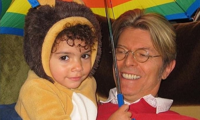 David Bowie con su hija Lexi
