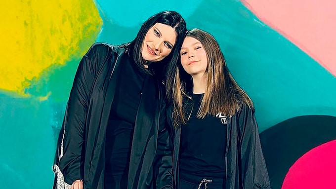 Laura Pausini y su hija Paola, una 'mini yo' de la diva italiana