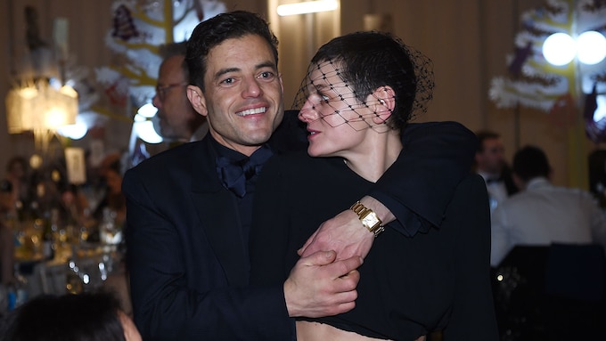 La historia de amor de Rami Malek y Emma Corrin, la pareja más enamorada de los BAFTA