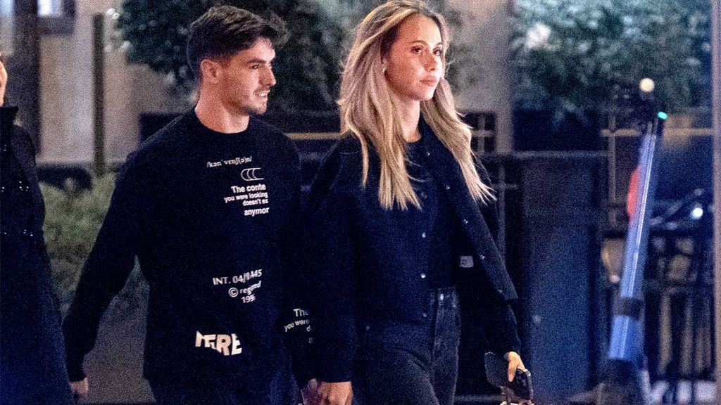 Las románticas imágenes de Brahim Díaz, el jugador de moda del Real Madrid, con su novia Luz Méndez