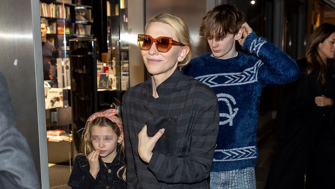 Cate Blanchett con sus hijos en Milán en medio del misterio que rodea su matrimonio