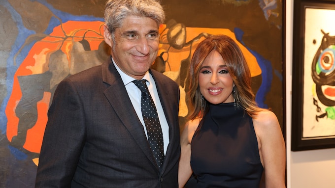 Ana Terradillos con su novio, el galerista Jorge Alcolea