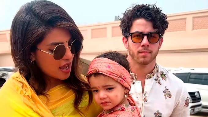 Priyanka Chopra viaja a la India junto a Nick Jonas y su hija de 2 años