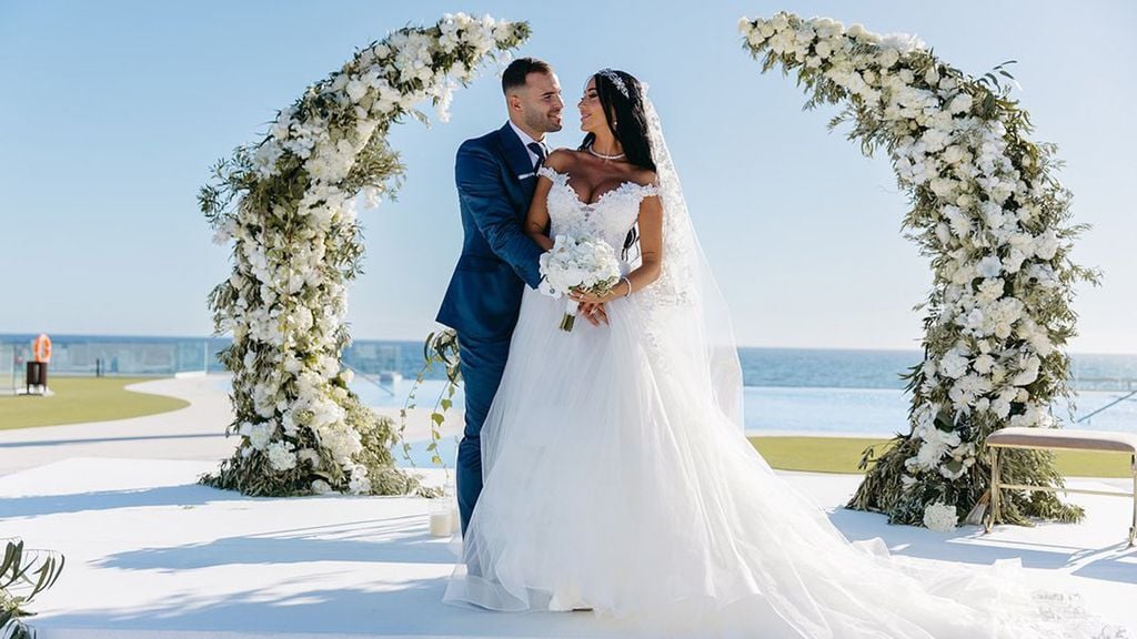 Así fue la impresionante boda de Aurah de 'Supervivientes' con el futbolista Jesé Rodríguez, padre de su hijo