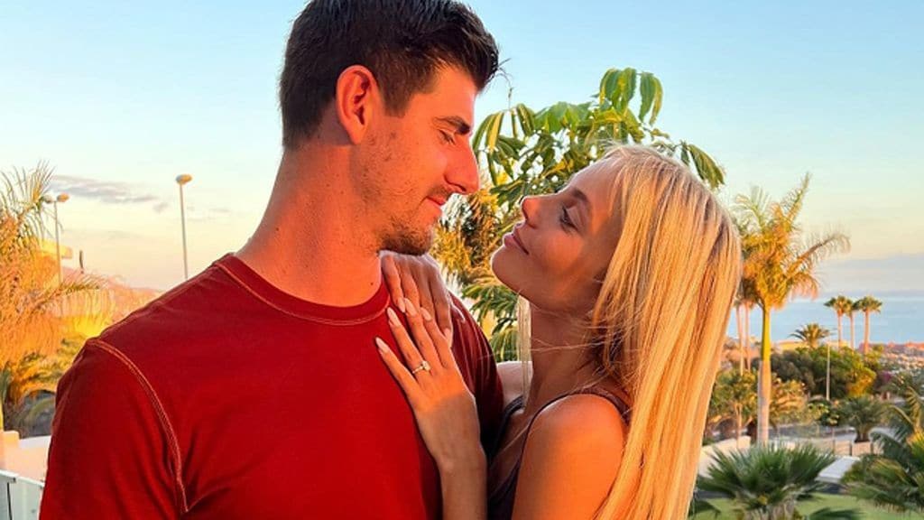 Thibaut Courtois y Mishel Gerzig dan la bienvenida a su primera hija en común