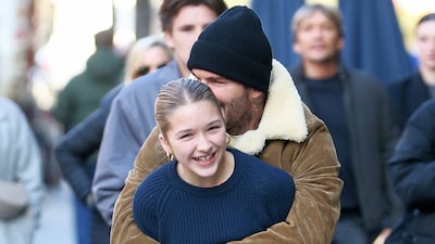 David Beckham presume de su hija Harper, ¡qué mayor!