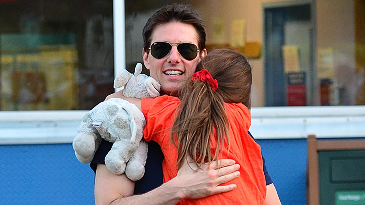 Tom Cruise con su hija Suri tras su separación de Katie Holmes