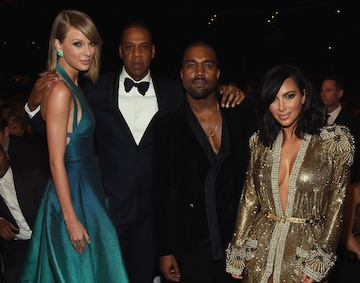 Kim Kardashian se implicó en la guerra de su entonces marido con Taylor