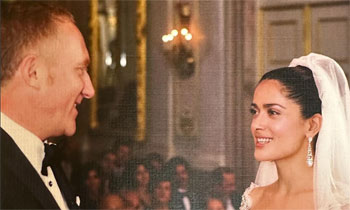 Salma Hayek comparte fotos inéditas de de su boda con François Henri-Pinault en su 15 aniversario