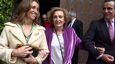 Teresa Rivero, viuda de Ruiz-Mateos, cuenta cómo ha sido la boda de su nieto y desvela algunos detalles