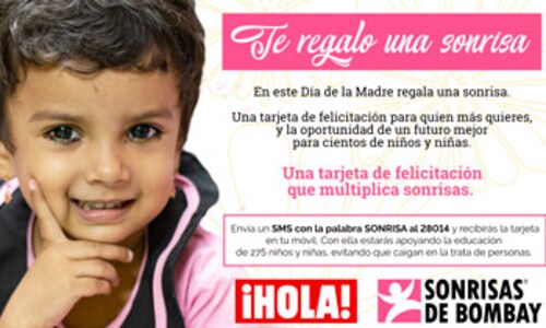 La Fundación Sonrisas de Bombay y ¡Hola! te proponen el regalo más solidario para el Día de la Madre