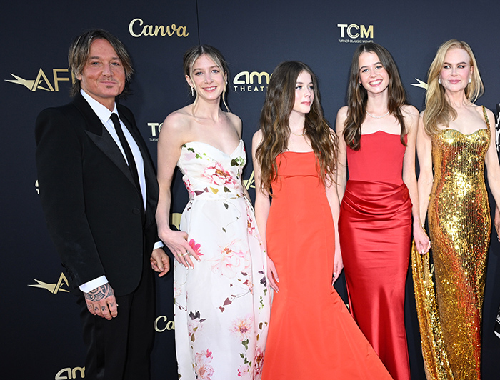 Sus hijas debutaron en la alfombra roja de los premios AFI