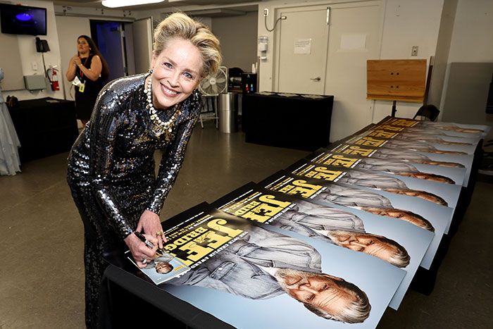 Sharon Stone en los premios Chaplin