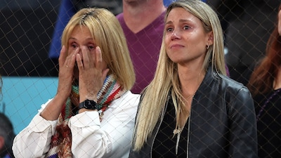 Las lágrimas de Mery Perelló y Maribel Nadal en la emocionante despedida de Rafa Nadal en Madrid
