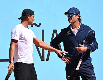 Rafa Nadal y Carlos Moyá