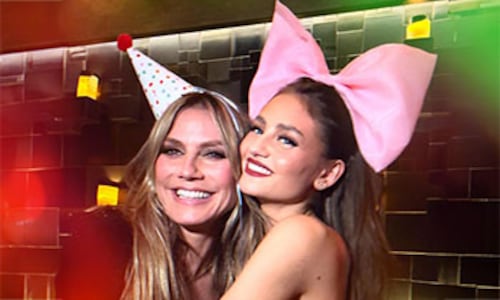 Heidi Klum se divierte como una veinteañera en la fiesta de cumpleaños de su hija Leni
