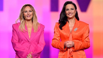 Una actriz de Hollywood y una veterana humorista: así son las presentadoras del festival de Eurovisión