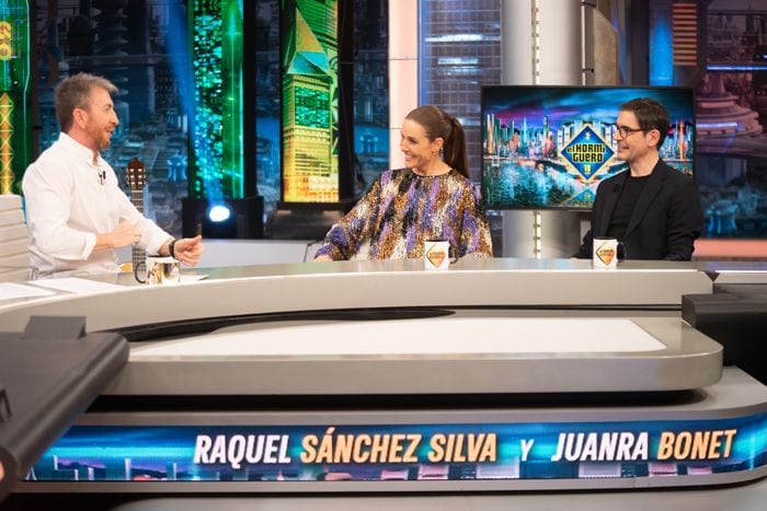 Raquel Sánchez Silva y Juanra Bonet en El Hormiguero