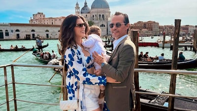 Las espectaculares imágenes de Nadia Ferreira en Venecia celebrando su 25 cumpleaños con Marc Anthony y su hijo