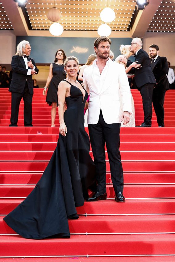 Elsa Pataky y Chris Hemsworth en la alfombra roja