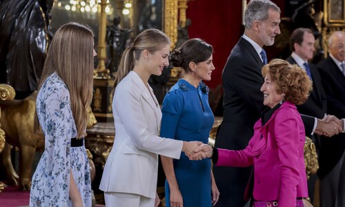 Carmen Iglesias, exprofesora del rey Felipe, cuenta cómo son la princesa Leonor y la infanta Sofía