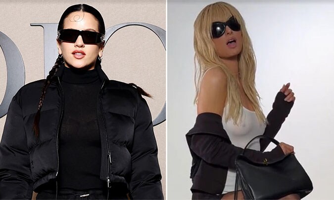Paris Hilton recrea la icónica frase viral de Rosalía en la Semana de la Moda de París