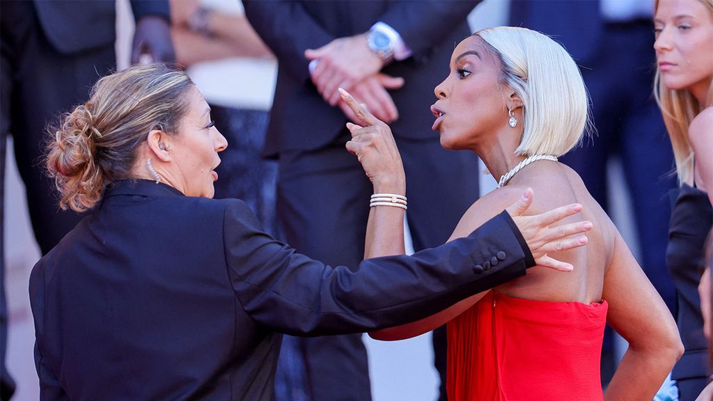 Las imágenes de la pelea de Kelly Rowland en Cannes que han dado la vuelta al mundo