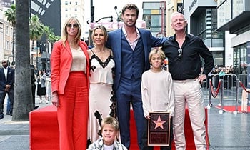 Chris Hemsworth le dedica la Estrella de la Fama a Elsa Pataky y a sus hijos, pero ¿dónde estaba India?