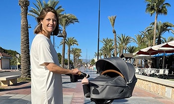 La felicidad de María Casado cuatro años después de mudarse a Málaga: madre de una niña y trabaja con Antonio Banderas