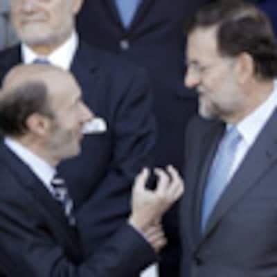 Rubalcaba y Rajoy se medirán en un debate televisivo el siete de noviembre