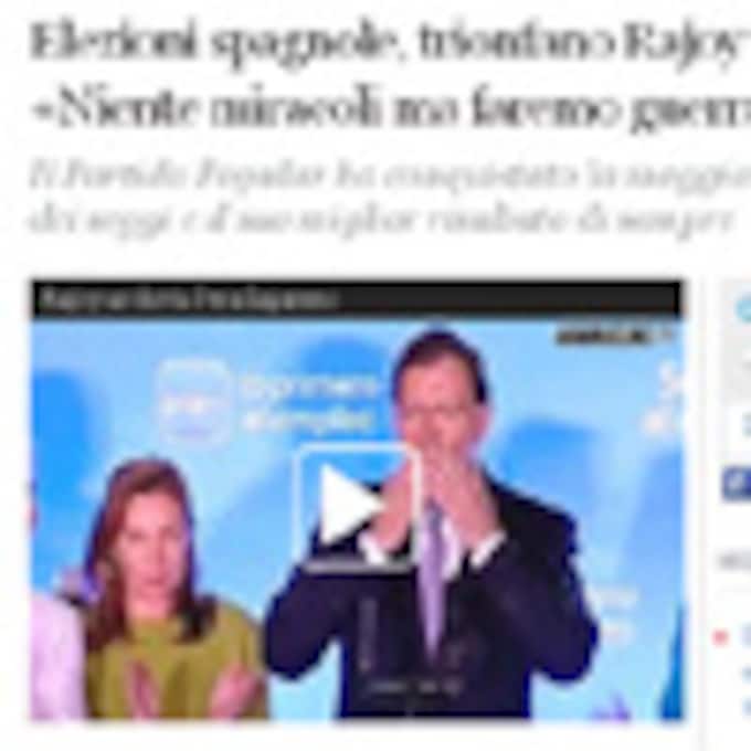 Los medios internacionales destacan la contundente victoria de Mariano Rajoy