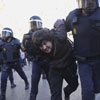 Indignación por las duras cargas policiales en Valencia 