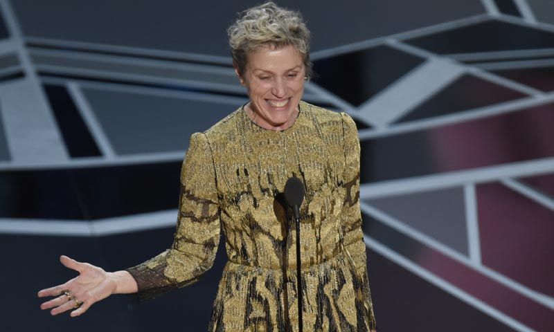 Detenido el hombre que intentó robar el Oscar de Frances McDormand