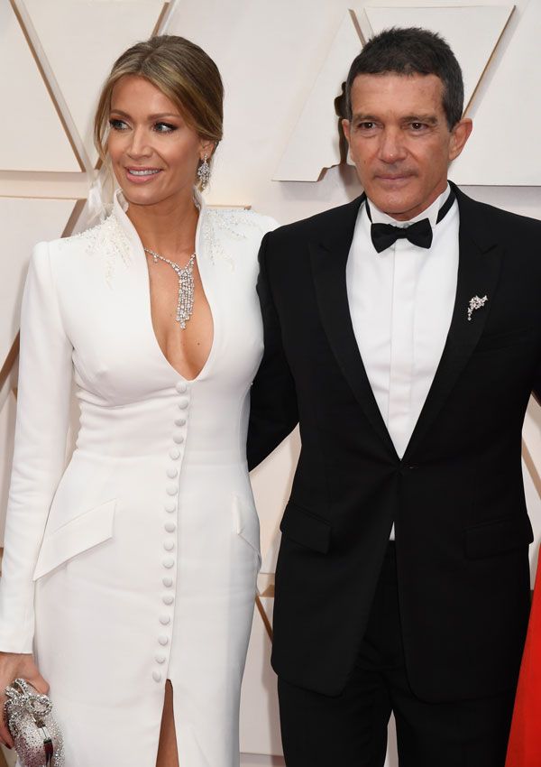 Nicole Kimpel y Antonio Banderas