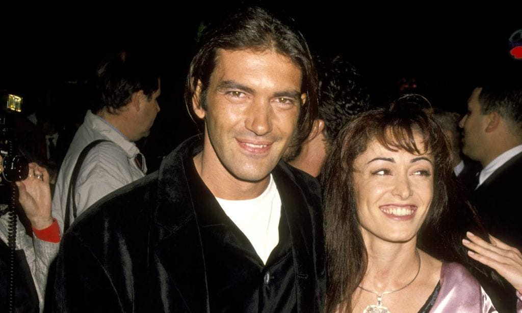 Antonio Banderas y Ana Leza, en una foto de 1994