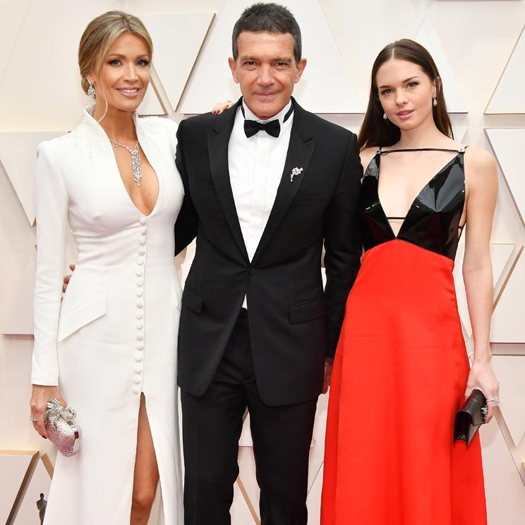 Stella y Nicole, los dos talismanes de Antonio Banderas en los Oscar