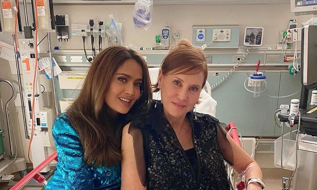 El motivo por el que Salma Hayek pasó la noche de los Oscar en el hospital