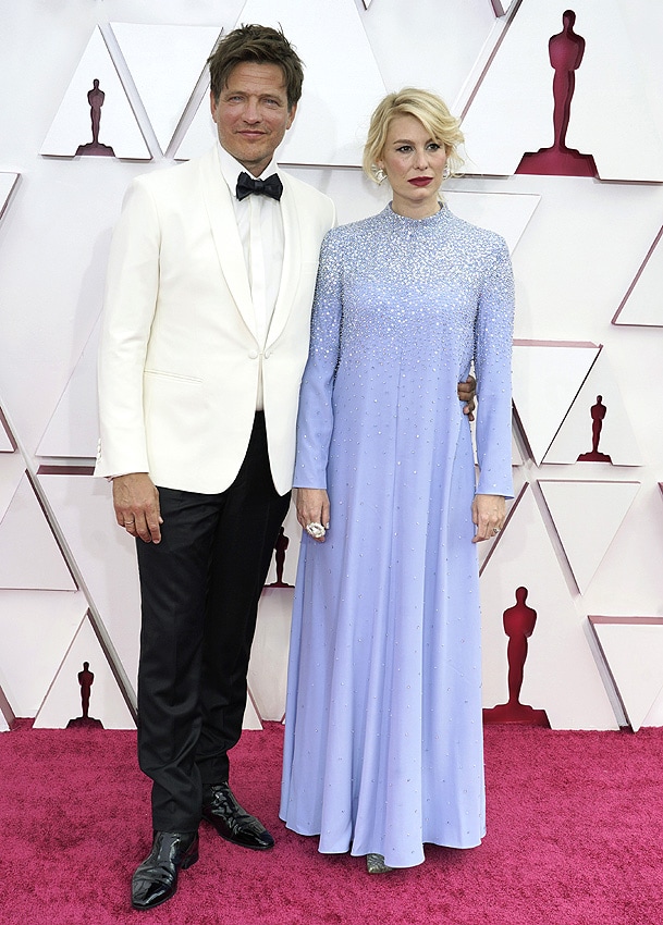 Thomas vinterberg y su mujer en los Oscars