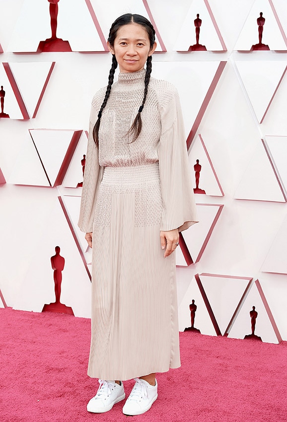 Chloe Zhao en los Oscars